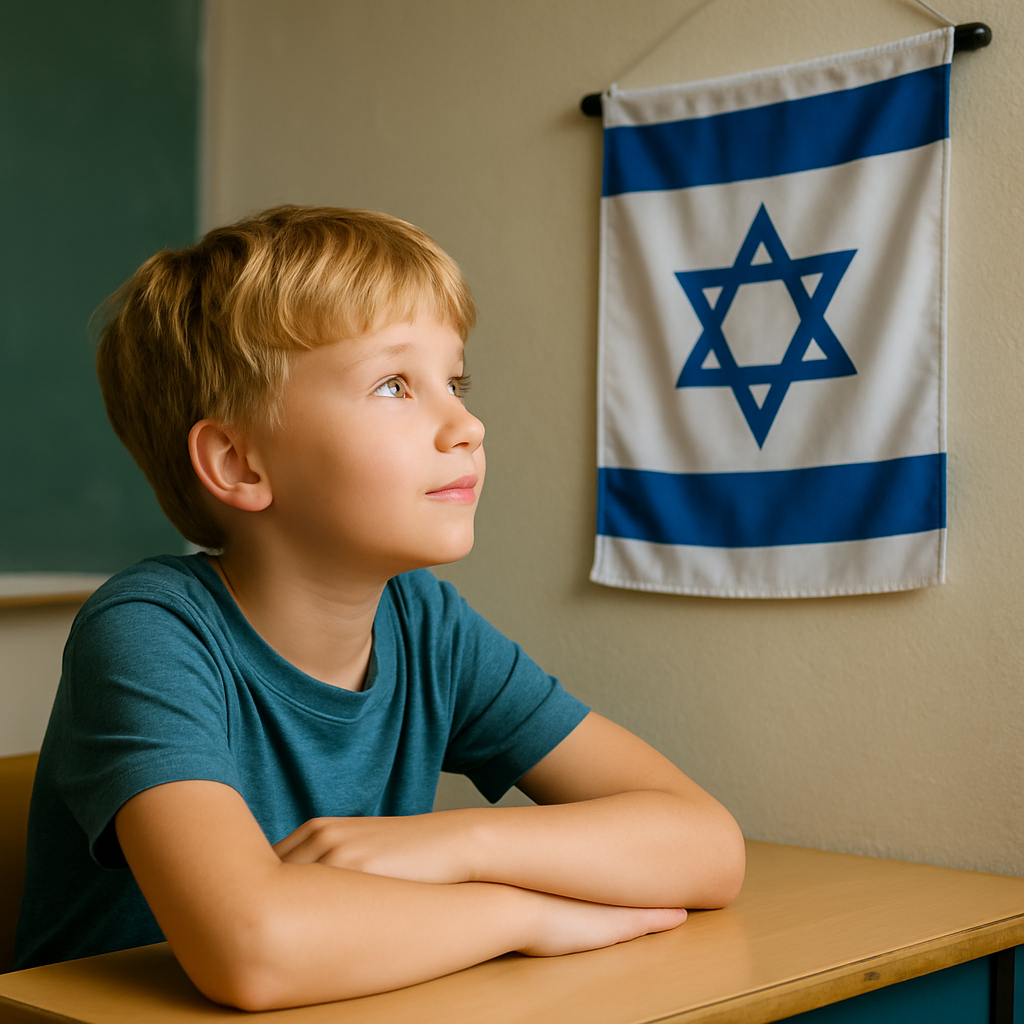 Nick as a young patriot